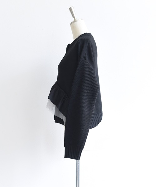 ランダムリボンフリルニットカーデ Eimee Law│Eimee Law & LHELBIE