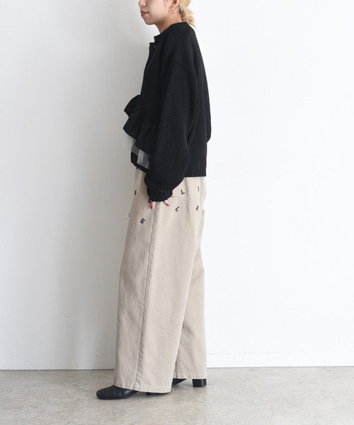 ランダムリボンフリルニットカーデ Eimee Law│Eimee Law & LHELBIE