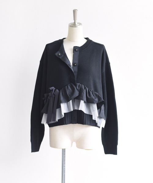 ランダムリボンフリルニットカーデ Eimee Law│Eimee Law