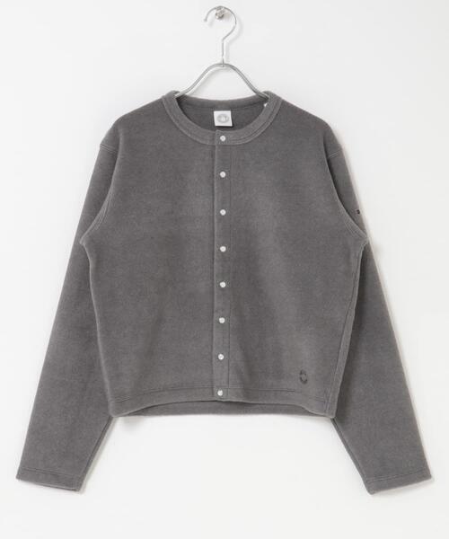 ORCIVAL（オーシバル）の「ORCIVAL　CREW NECK CARDIGAN（カーディガン/ボレロ・レディース・グレー/ライトベージュ/ピンク・2）」の8枚目の写真