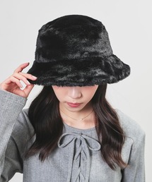 Honeys（ハニーズ）の「エコファーバケットハット（ハット）」