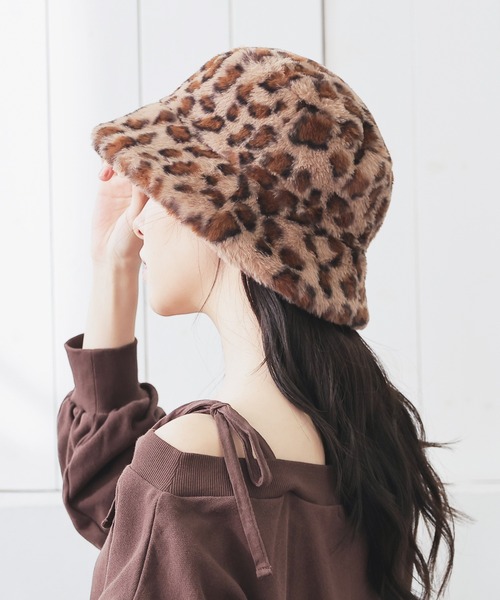 Honeys（ハニーズ）の「エコファーバケットハット（ハット・レディース・ベージュ系その他/グレー系その他/アイボリー/ブラック・FREE）」の18枚目の写真