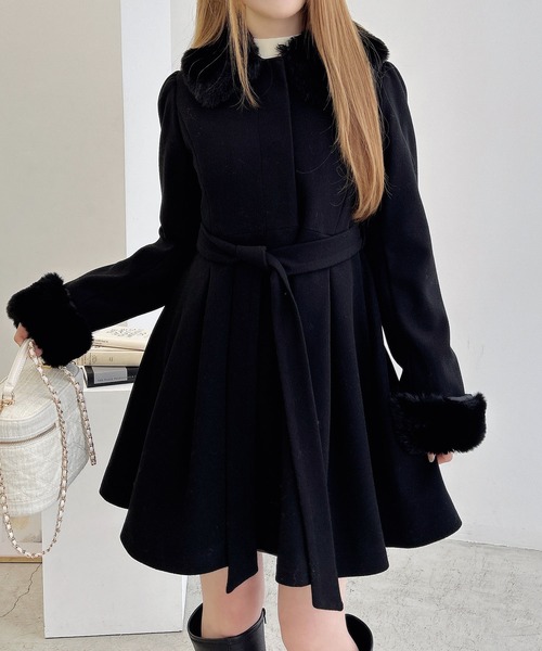 セール】エコファー取り外し4Wayドーリーコート（その他アウター