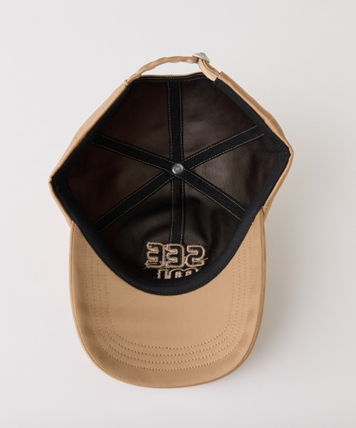 Seemi. byNICECLAUP（ シーミーバイナイスクラップ）の「【Seemi.】ビジュ―ロゴキャップ（キャップ・レディース・アイボリー/ベージュ/キャメル・FREE）」の8枚目の写真