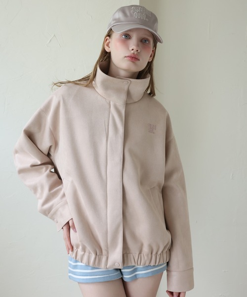 Seemi. byNICECLAUP（ シーミーバイナイスクラップ）の「【Seemi.】ビジュ―ロゴキャップ（キャップ・レディース・アイボリー/ベージュ/キャメル・FREE）」の10枚目の写真