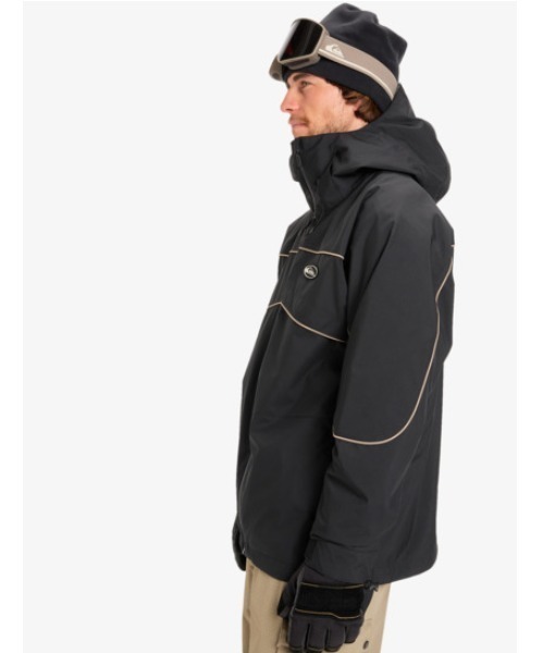 Quiksilver(クイックシルバー)の「RADICALO 20K JK /クイックシルバーロゴワンポイントスキースノーボードジャケット(マウンテンパーカー・メンズ・ブラック/ホワイト・MEDIUM/LARGE/X-LARGE)」の11枚目の写真