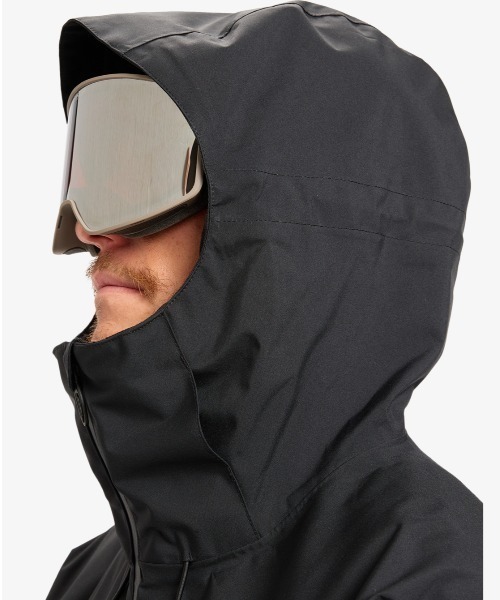 Quiksilver(クイックシルバー)の「RADICALO 20K JK /クイックシルバーロゴワンポイントスキースノーボードジャケット(マウンテンパーカー・メンズ・ブラック/ホワイト・MEDIUM/LARGE/X-LARGE)」の10枚目の写真