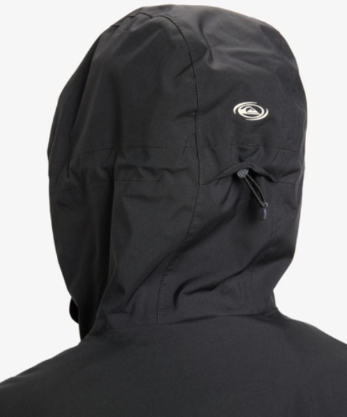 Quiksilver(クイックシルバー)の「RADICALO 20K JK /クイックシルバーロゴワンポイントスキースノーボードジャケット(マウンテンパーカー・メンズ・ブラック/ホワイト・MEDIUM/LARGE/X-LARGE)」の9枚目の写真