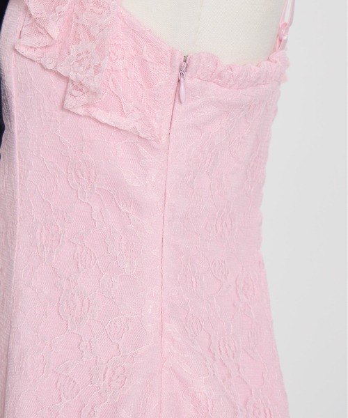 Lace & frill cape one piece（ワンピース）｜AVENCHUMU