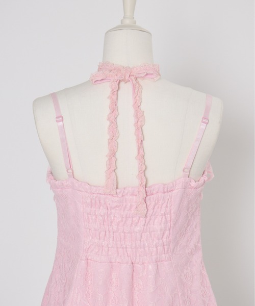Lace & frill cape one piece（ワンピース）｜AVENCHUMU