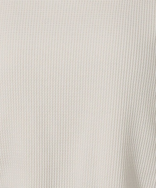LAKOLE(ラコレ)の「ワッフルレイヤード長袖 / 598884(Tシャツ/カットソー・レディース・レッド/アイボリー/ブラック・FREE)」の5枚目の写真