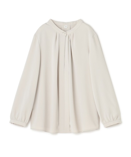 CROSS FUNCTION（クロスファンクション）の「《シワになりにくい》シルキーサテン2WAYタックブラウス【CROSS FUNCTION/クロスファンクション】（シャツ/ブラウス・レディース・オフホワイト/ライトベージュ・LL/M/L）」の11枚目の写真