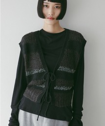 anuke | Border Knit Vest(ベスト)
