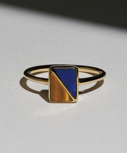 Bilan(ビラン)の「【Bilan】Cross line ring Large/クロスラインリングラージ(リング・レディース・ブラウン/ブラック・5号/9号/13号/11号)」の2枚目の写真