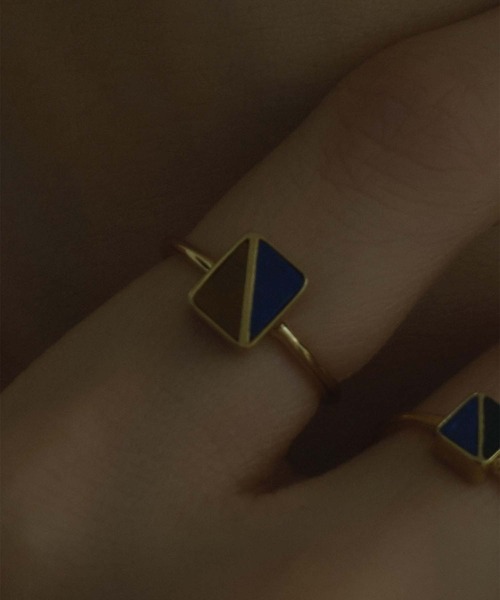 Bilan(ビラン)の「【Bilan】Cross line ring Large/クロスラインリングラージ(リング・レディース・ブラウン/ブラック・5号/9号/13号/11号)」の5枚目の写真