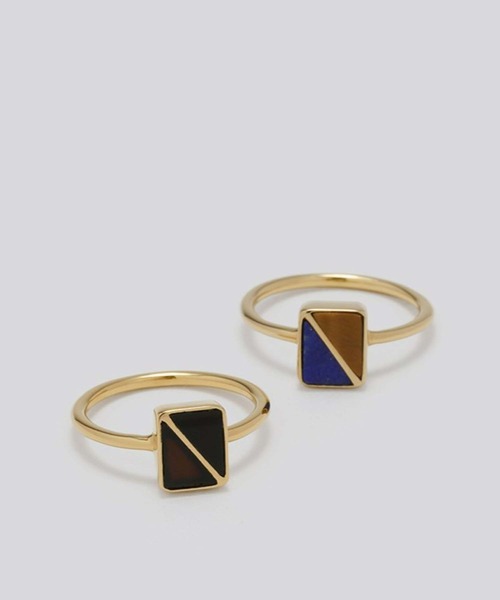 Bilan(ビラン)の「【Bilan】Cross line ring Large/クロスラインリングラージ(リング・レディース・ブラウン/ブラック・5号/9号/13号/11号)」の3枚目の写真