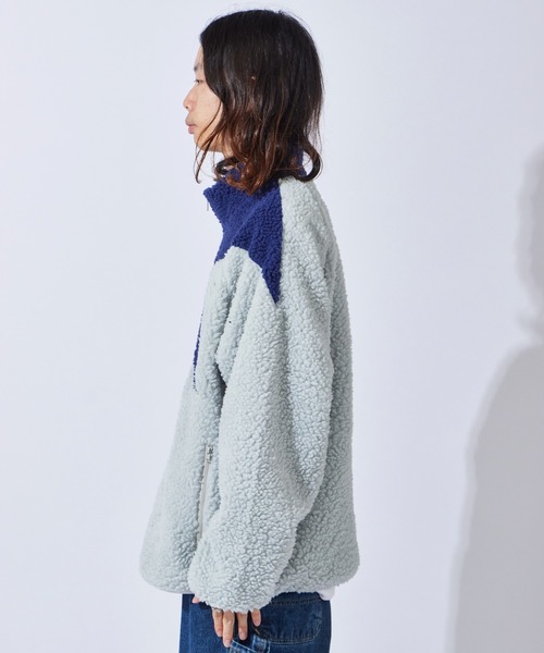 Reebok/リーボック ベクター ボアフリース フリースJK/ビッグロゴ