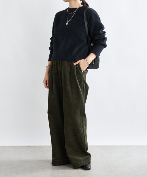 RIVE DROITE（リヴドロワ）の「【MONN.:.(モン)】コーデュロイパンツ（その他パンツ・レディース・カーキ/ネイビー・36/38）」の20枚目の写真