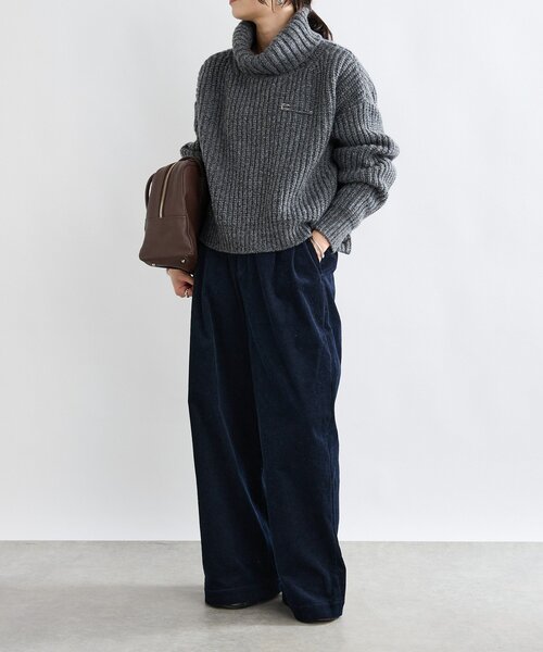 RIVE DROITE（リヴドロワ）の「【MONN.:.(モン)】コーデュロイパンツ（その他パンツ・レディース・カーキ/ネイビー・36/38）」の15枚目の写真