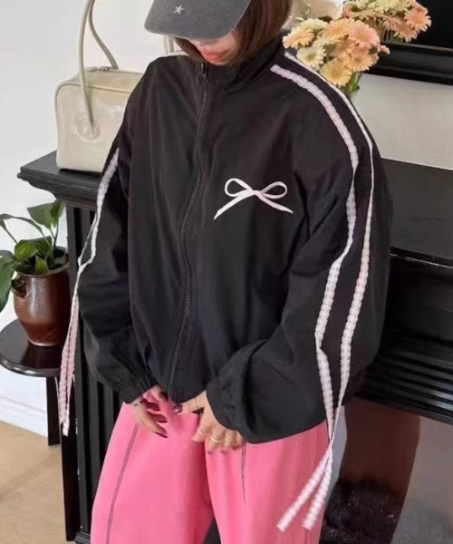 FREE STYLISTS（フリー スタイリスト）の「YUGA_YGMC　Zip-up windbreaker（ブルゾン・レディース・ブラック・FREE）」の6枚目の写真