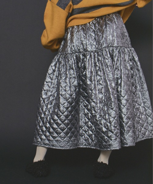 SPECIAL EDITIONボリュームキルティングスカート（スカート）｜manana