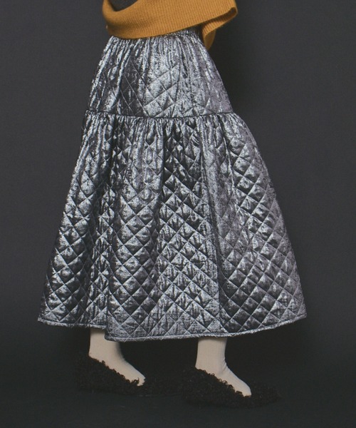 SPECIAL EDITIONボリュームキルティングスカート（スカート）｜manana