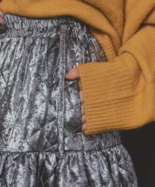 SPECIAL EDITIONボリュームキルティングスカート（スカート）｜manana