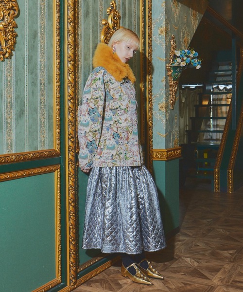 manana suerte（マニャーナスエルテ）の「SPECIAL EDITIONボリュームキルティングスカート（スカート・レディース・レオパード/シルバー・FREE）」の19枚目の写真