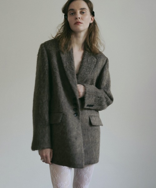 SHAGGY TAILORED OVER JACKET（テーラードジャケット）｜MANOF（マノフ