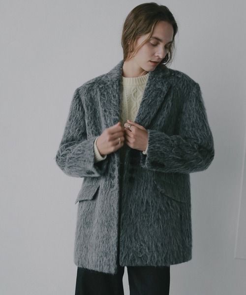 SHAGGY TAILORED OVER JACKET（テーラードジャケット）｜MANOF（マノフ