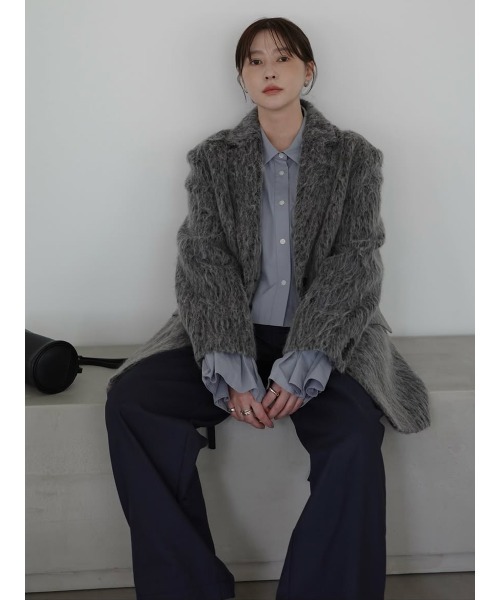 SHAGGY TAILORED OVER JACKET（テーラードジャケット）｜MANOF（マノフ