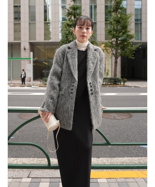 SHAGGY TAILORED OVER JACKET（テーラードジャケット）｜MANOF（マノフ