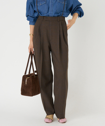 IENA（イエナ）の「サスペンダーチェックパンツ（スラックス・レディース）」