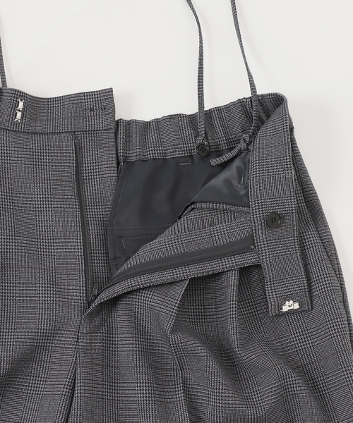 セール】サスペンダーチェックパンツ（スラックス）｜IENA（イエナ）の