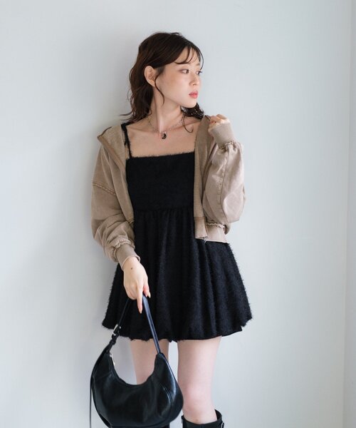 Kastane（カスタネ）の「バルーンチュニック（シャツ/ブラウス・レディース・ブラック/アイボリー・FREE）」の11枚目の写真