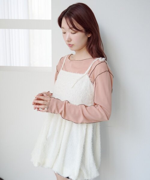 Kastane（カスタネ）の「バルーンチュニック（シャツ/ブラウス・レディース・ブラック/アイボリー・FREE）」の15枚目の写真