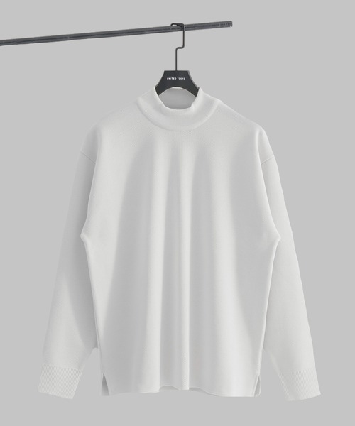 新作》【WEB限定】SILVER WOOL MOCK NECK KNIT ｜大人気/保温/毛玉防止