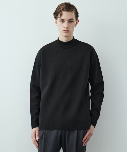 新作》【WEB限定】SILVER WOOL MOCK NECK KNIT ｜大人気/保温/毛玉防止