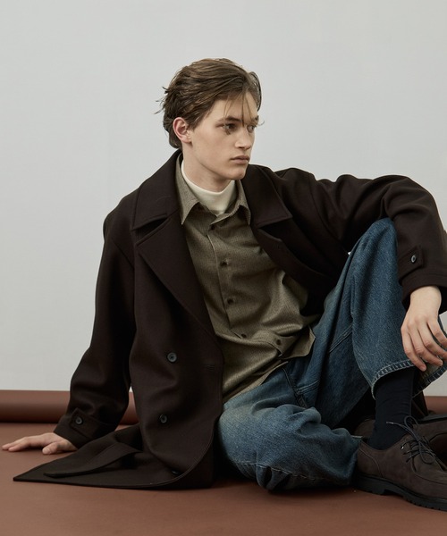 UNITED TOKYO（ユナイテッドトウキョウ）の「完売目前【WEB限定】SILVER WOOL MOCK NECK KNIT　｜大人気/保温/毛玉防止/洗える/ 静電気防止/抗菌防臭/冬服/オフィスカジュアル/通勤/インナー/ハイネック/モックネック（ニット/セーター・メンズ・ライトグレー/ダークグレー/ブラック/グレイッシュベージュ/オフホワイト・1/2/3）」の16枚目の写真