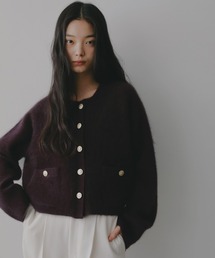 A part by | CNラクーンコンキンボタンカーディガン(カーディガン/ボレロ)