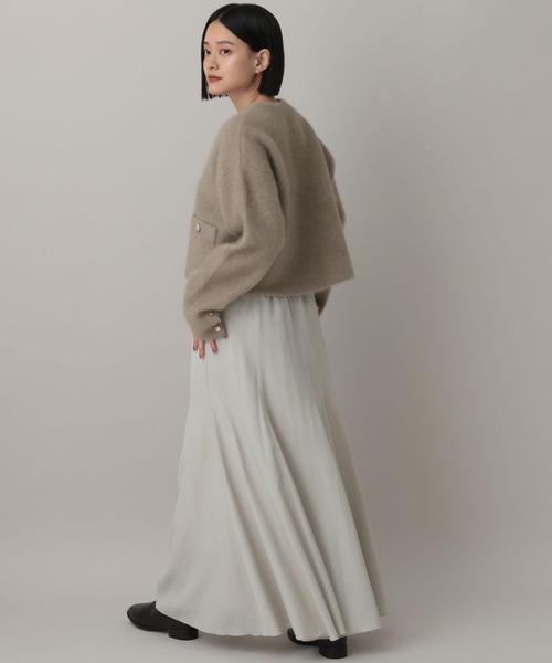 A part by（アパートバイ）の「CNラクーンコンキンボタンカーディガン（カーディガン/ボレロ・レディース・キャメル/ボルドー/グレー/ホワイト系その他6・FREE）」の17枚目の写真