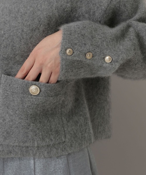 CNラクーンコンキンボタンカーディガン（カーディガン/ボレロ）｜A