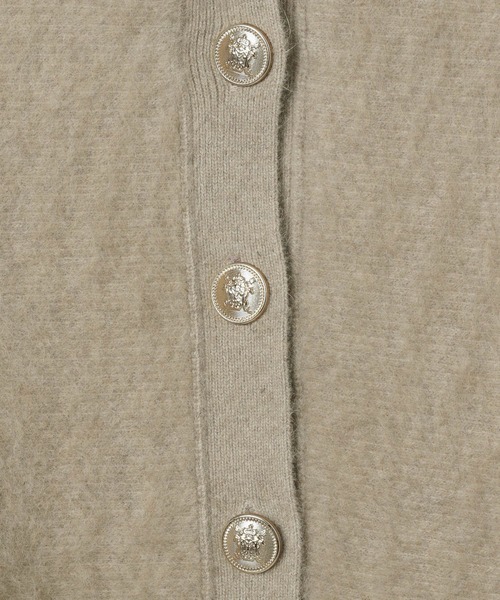 CNラクーンコンキンボタンカーディガン