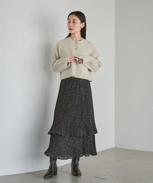 CNラクーンコンキンボタンカーディガン（カーディガン/ボレロ）｜A