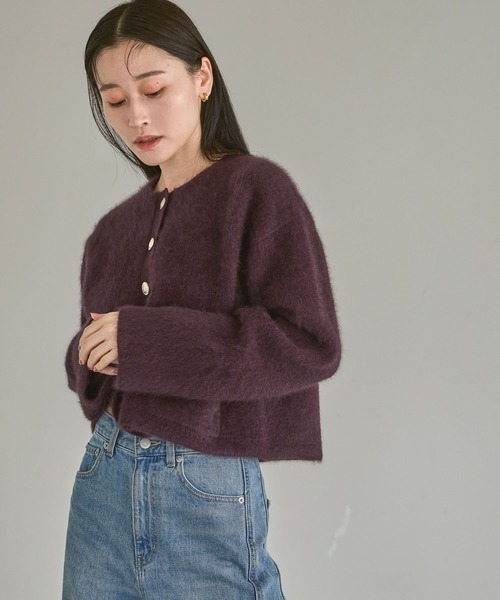 CNラクーンコンキンボタンカーディガン（カーディガン/ボレロ）｜A