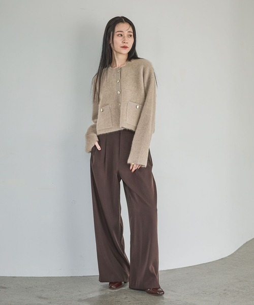 CNラクーンコンキンボタンカーディガン（カーディガン/ボレロ）｜A