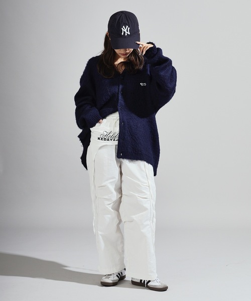 Chick(チック)の「Separate-fabric Docking Layered Nylon Pants / 別生地ドッキング レイヤードナイロンパンツ(その他パンツ・レディース・ホワイト/グレー・FREE)」の7枚目の写真