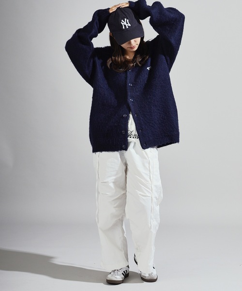 Chick(チック)の「Separate-fabric Docking Layered Nylon Pants / 別生地ドッキング レイヤードナイロンパンツ(その他パンツ・レディース・ホワイト/グレー・FREE)」の8枚目の写真