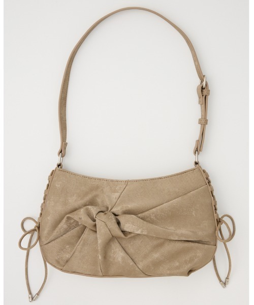 SLY（スライ）の「TWIST GATHER HAND BAG ツイスト ギャザー ハンドバッグ（ハンドバッグ・レディース・ブラック/レッド/ベージュ・FREE）」の3枚目の写真