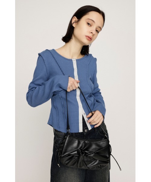 SLY（スライ）の「TWIST GATHER HAND BAG ツイスト ギャザー ハンドバッグ（ハンドバッグ・レディース・ブラック/レッド/ベージュ・FREE）」の15枚目の写真